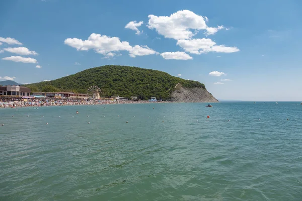 Arhipo Osiovka Russland Juli 2018 Exotische Wasserlandschaft Mit Wolken Horizont — Stockfoto