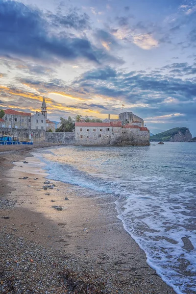 Starého Města Budva Nebo Stari Grad Něco Jako Mini Dubrovník — Stock fotografie