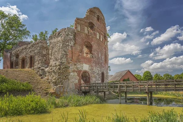 Manstorp Štíty Zřícenina Vellinge Obec Regionu Skane Švédska — Stock fotografie