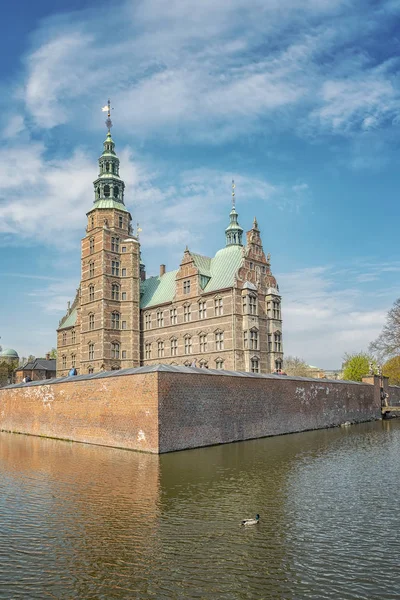 Rosenborg Castle Egy Reneszánsz Kastélyban Található Koppenhága Dánia Vár Épült — Stock Fotó