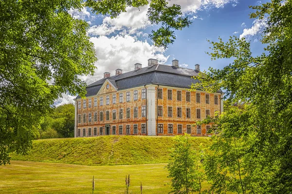 Een Afbeelding Van Het Majestueuze Kasteel Van Christinehof Regio Skane — Stockfoto