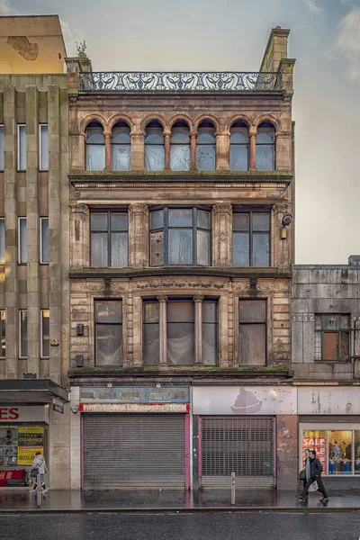 Glasgow Scotland Febbraio 2014 Glasgow Street Scene Scozia Glasgow Città — Foto Stock