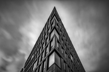 Malmö, İsveç - 05 Ocak 2019: Malmo Hyllie yeni binasında. Bir yeni bölge, Malmö, yaklaşık 45.000 metrekare kapsayan bir proje için.