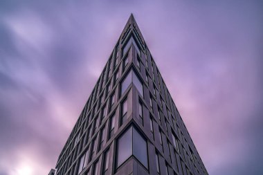 New building at Hyllie in Malmo. A new district of Malmo, for a project encompassing approximately 45,000 square feet.