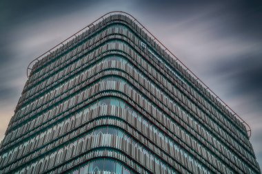 Malmö, İsveç - 05 Ocak 2019: İsveç'in Malmö merkezi şehrin en yeni üniversitede