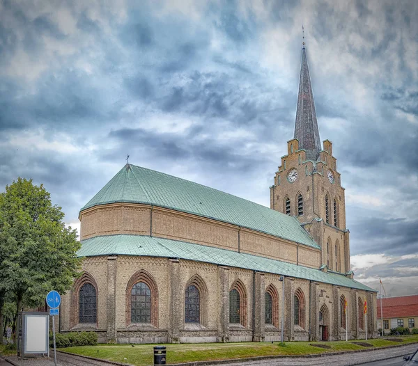 Halmstads Chiesa San Nicola Nella Regione Halland Svezia — Foto Stock