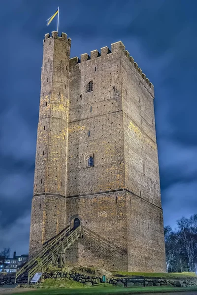 Ősi Középkori Fortificatio Zoltán Amely Található Svéd Város Helsingborg Telek — Stock Fotó