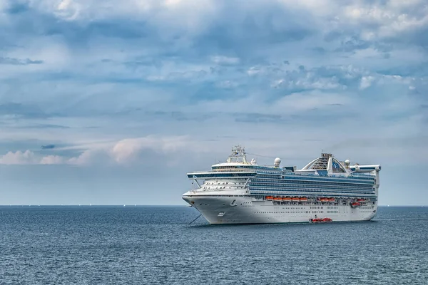 Helsingborg Sweden July 2009 Luxury Cruise Ship Grand Prinsess Sits — Stock Photo, Image