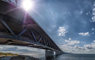 Oresundsbron İsveç tarafından gelen
