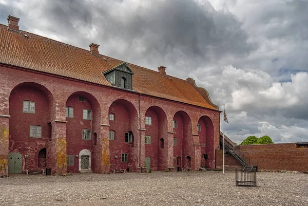 Landskrona Citadela nádvoří — Stock fotografie
