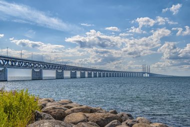 Oresundsbron From Rocky Beach clipart