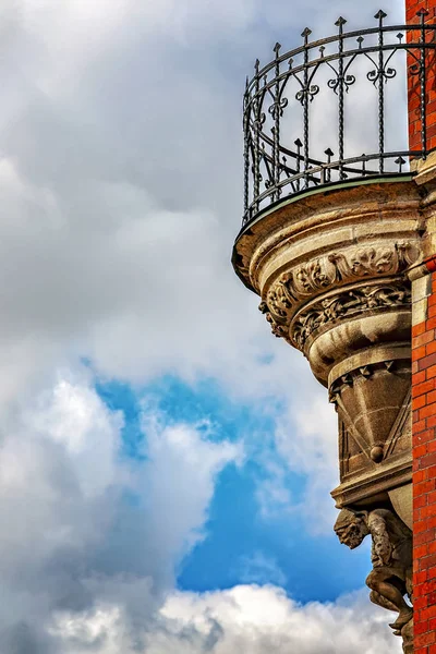 Hôtel de Ville de Helsingborg Balcon — Photo