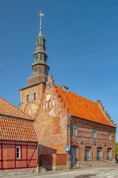 Ystad House and Church — Stock Photo, Image