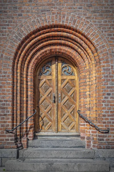 Puerta del ayuntamiento Helsingor — Foto de Stock