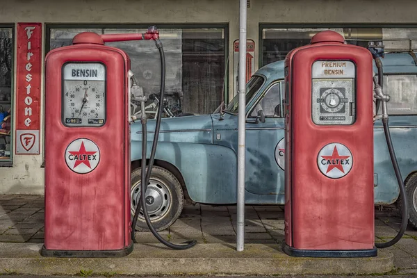 Bombas de gasolina vintage — Fotografia de Stock