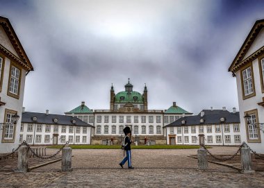 Devriye nöbetçi fredensborg Sarayı