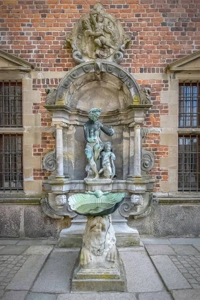 Zámek Frederiksborg fontána — Stock fotografie