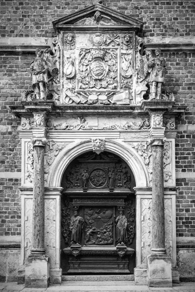 Frederiksborg Castle Ornate Door — Stock Photo, Image