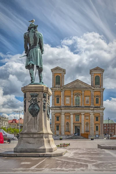 Karlskrona Fredrik Kościół — Zdjęcie stockowe