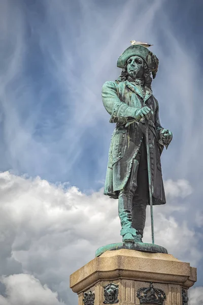 Estatua de Karlskrona Stotorget — Foto de Stock