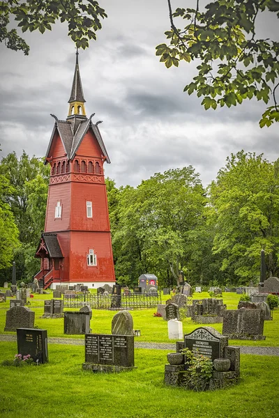 Trondheim Tilfredshet harangtorony — Stock Fotó