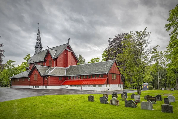 Trondheim Tilfredshet教堂 — 图库照片