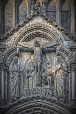 Trondheim Nidaros Katedrali Mesih Detay