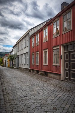 Trondheim Dar Sokak Görünümü