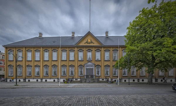 Trondheim Stiftsgarden Palace Facade — Stock Photo, Image