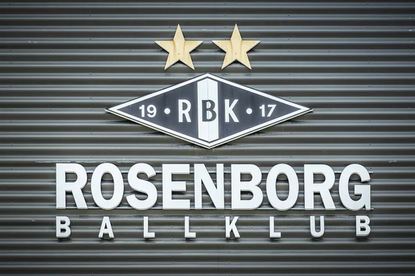 Trondheims fotbollsstadion klubbmärke — Stockfoto