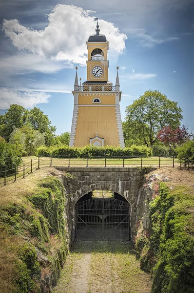 Karlskrona Amirallik Ahşap Çan Kulesi — Stok fotoğraf