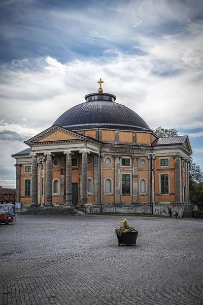 Chiesa della Santissima Trinità di Karlskrona Cartolina — Foto Stock