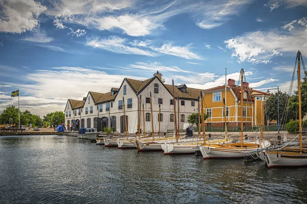 Karlskrona Naval Museum Longboats Bâtiment — Photo