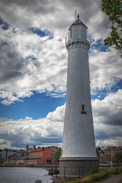 Karlskrona Stumholmen Lighthouse Closeup — Stok Foto