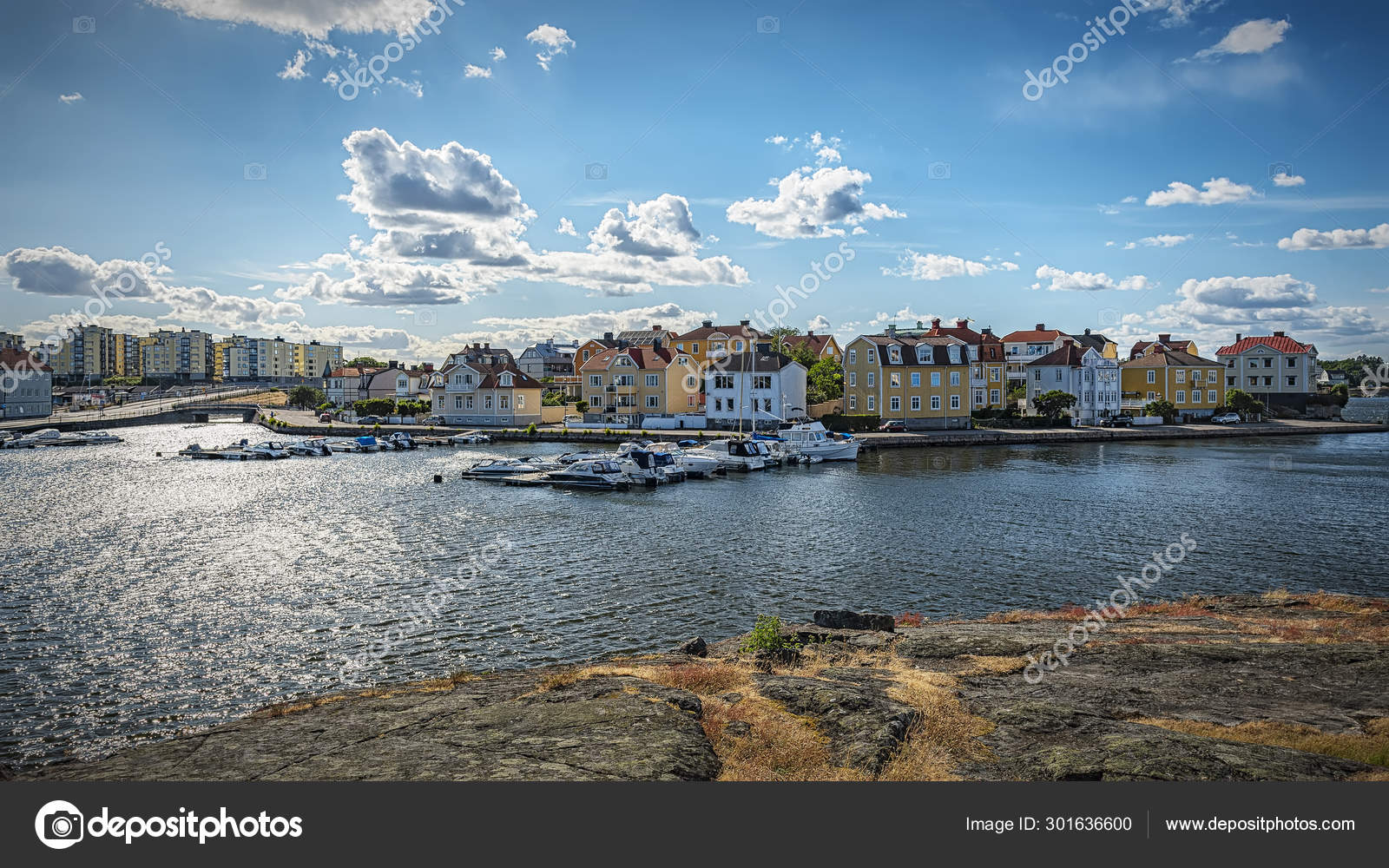 Karlskrona Ekholmen Island Houses — Stock Photo © Tonygers 301636600