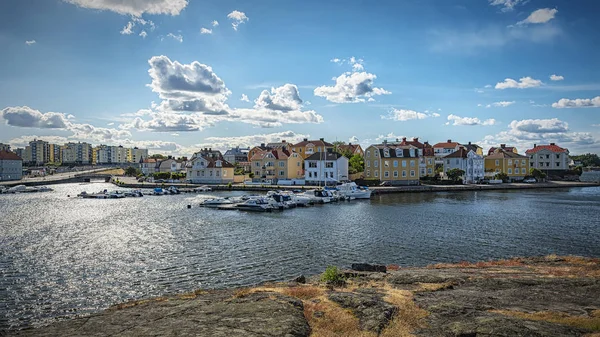 Karlskrona Ekholmen Island Houses — Stockfoto