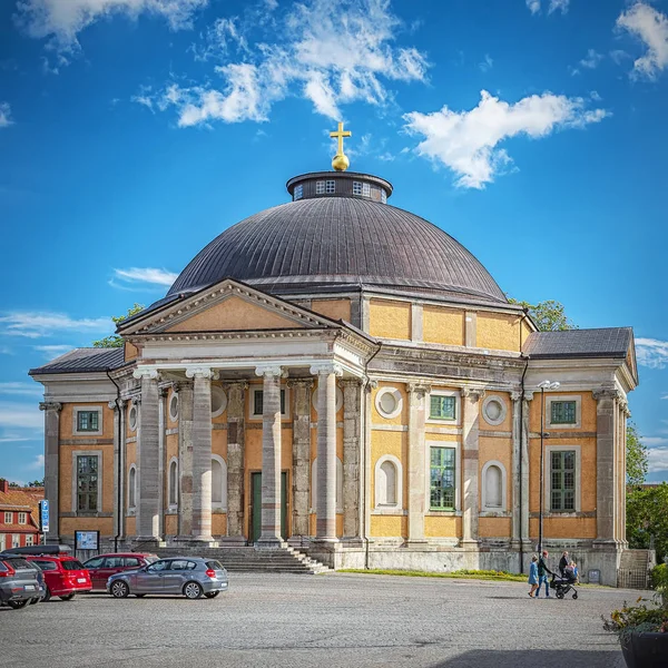 Karlskrona Holy Trinity Kilisesi Editör Meydanı — Stok fotoğraf
