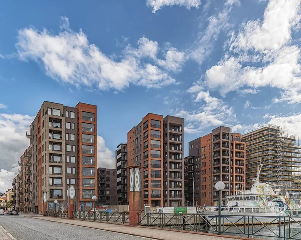 Helsingborg új luxus Tower Blocks — Stock Fotó