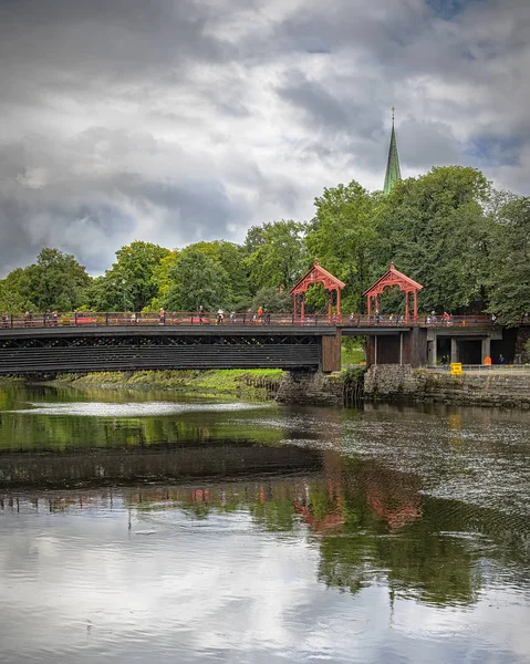 Pont de la vieille ville de Trondheim — Photo