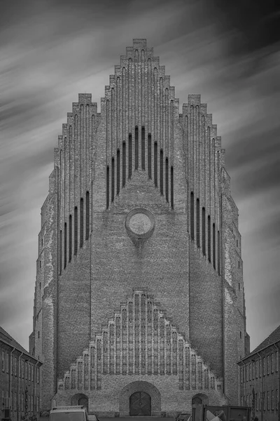 Copenhague Grundtvigs Igreja Frente — Fotografia de Stock