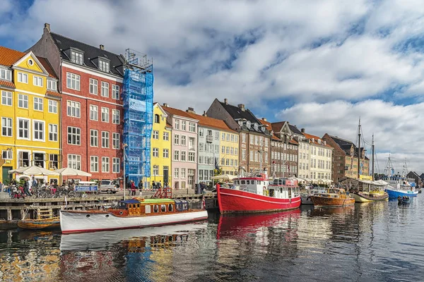 Kopenhag Nyhavn bölge — Stok fotoğraf