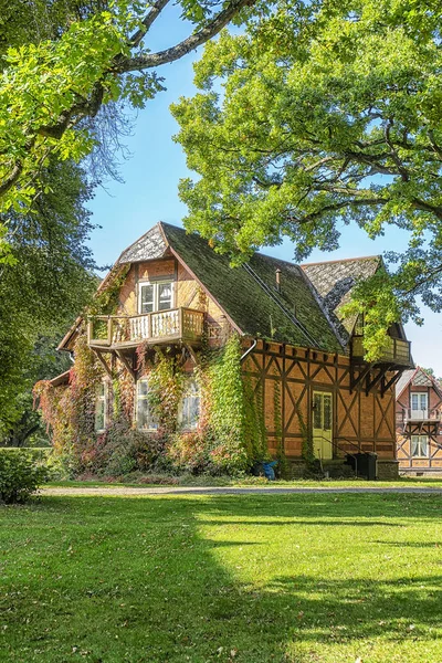 Helsingborg Ramlosa Brunnspark Old Cottage — Stock Photo, Image