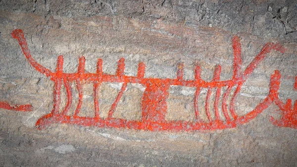 Himmelstalund Large Park Famous Having One Sweden Biggest Collection Petroglyphs — Stock Photo, Image