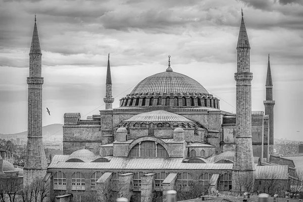 Die Hagia Sophia Ist Das Weltberühmte Wahrzeichen Istanbuls Das Das — Stockfoto