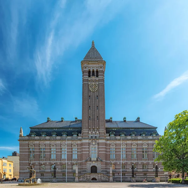 Norrkoping Szwecja Czerwca 2020 Fasada Ratusza Miejskiego — Zdjęcie stockowe