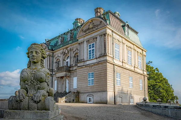 Klampenborg Denmark Октября 2020 Hermitage Palace Dyrehaven Deer Park Denmark — стоковое фото