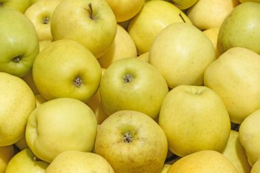 yeşil elma pazarında yakın çekim