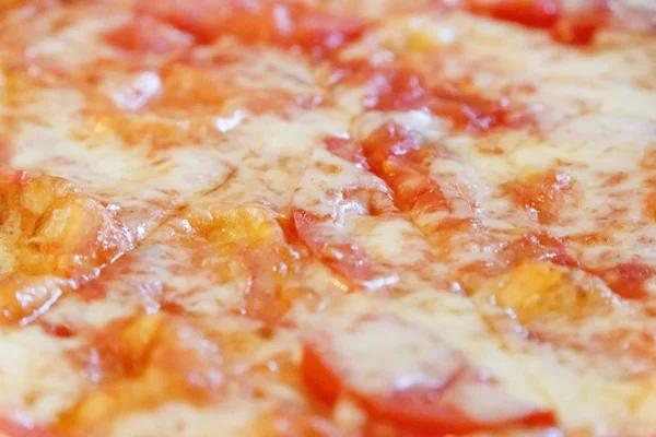 Nahaufnahme Von Margarita Pizza — Stockfoto