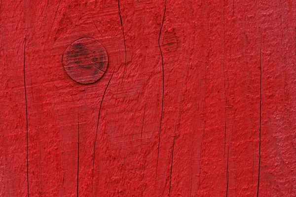 Close Painted Red Wooden Board — Stock Photo, Image