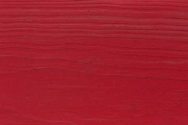 Close Wooden Board Painted Red — Stock Photo, Image